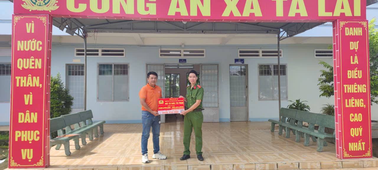 Công an xã Tà Lài phối hợp FPT Telecom Tân Phú ra mắt mô hình an ninh trật tự toàn xã
